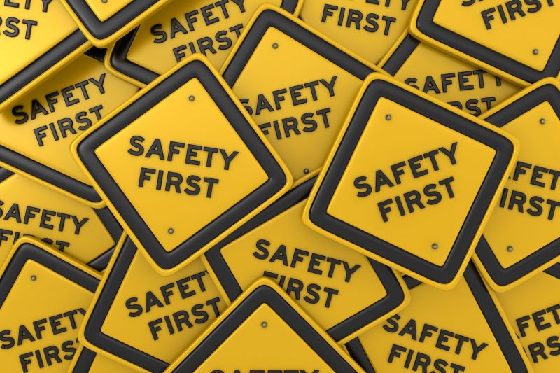 Safety first badges